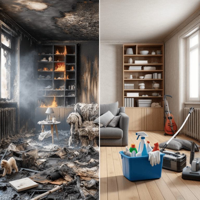 Le nettoyage après incendie: Réhabiliter le !